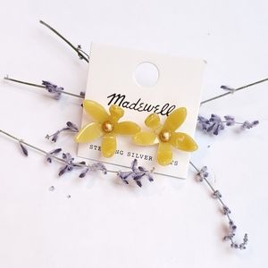 Madewell Petalstem Post Earrings NWT